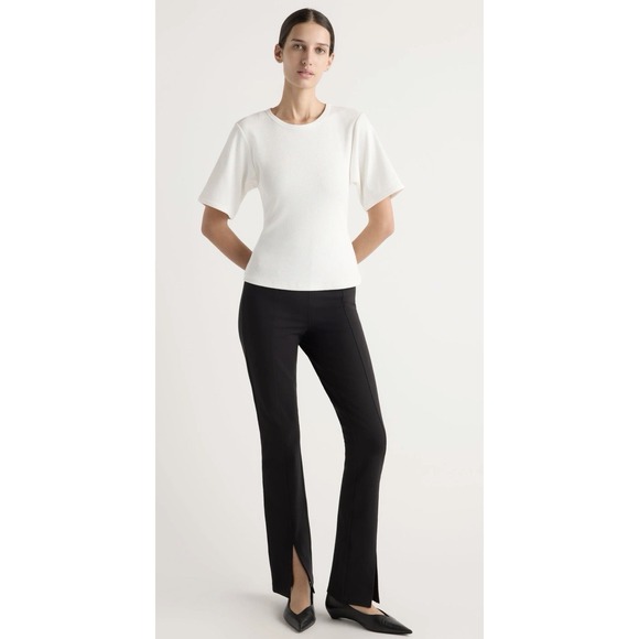 Modern Citizen Pants - Modern‎ Citizen Cass Front-Split Ponte Stretch Pant Large Black